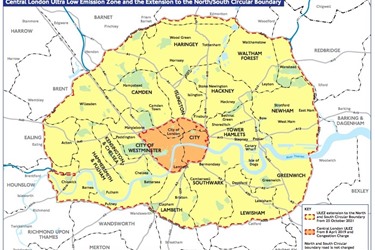 Projected expansion for new ULEZ boundary